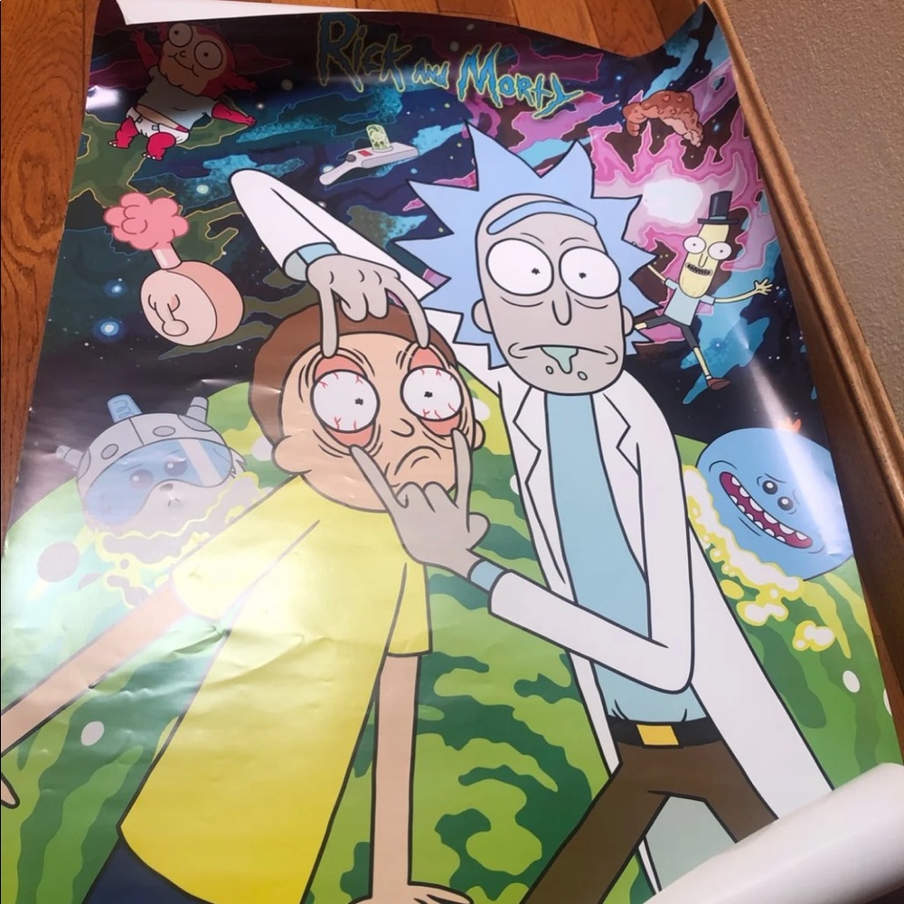 rick and morty poster